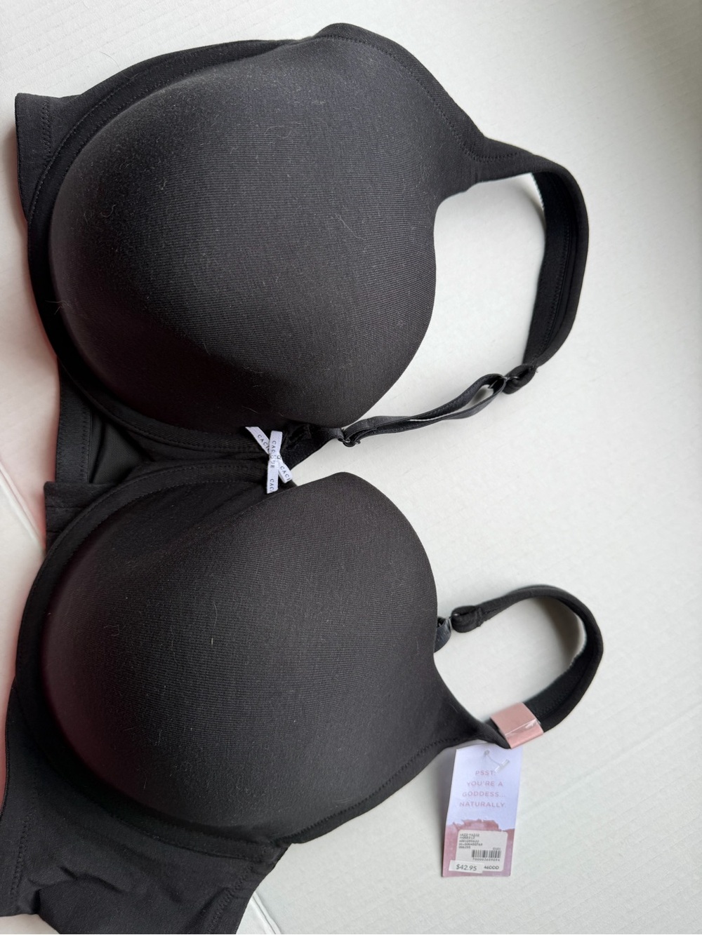 Cacique Smooth Black T-Shirt Bra with Light Padding